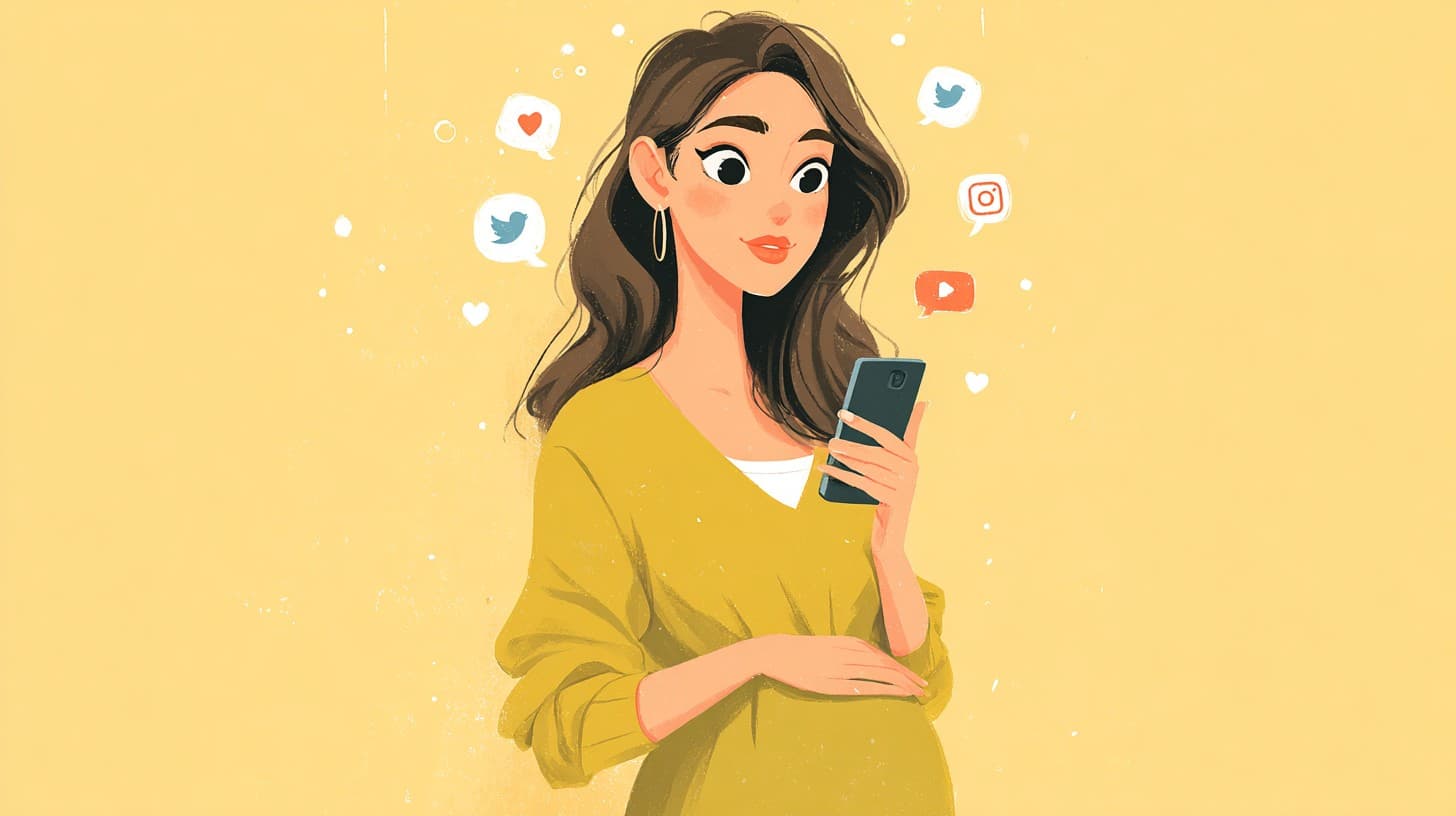 Sosyal medyadaki mükemmel hamilelik illüzyonu