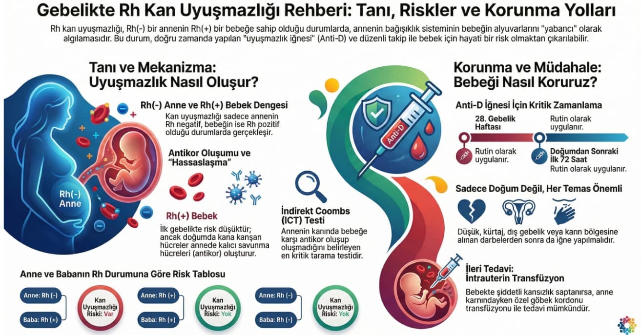 Kan uyuşmazlığı ve Rh faktörü testi